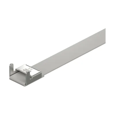 Монтажная лента OBO Bettermann SBF 15-900 FSK с фиксатором, серая, 25 шт. в упаковке 6490324