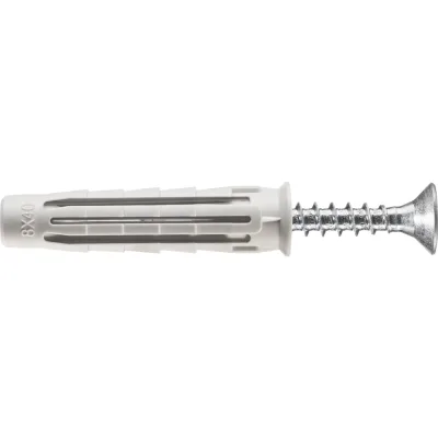 Дюбель с шурупом потайной Elematic 50 шт. T6/VA 8x50 565883