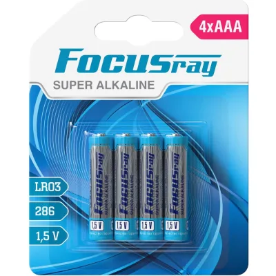 Батарейка Focusray Super ALKALINE LR03 / BL4 4шт 629097