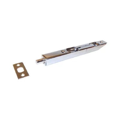 Ригель дверной Trodos L160 торцевой, хром 205045