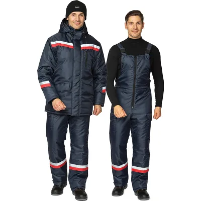 Костюм мужской утепленный Прабо " Тренд" т.синий/красный р-р 48-50/170-176 35987