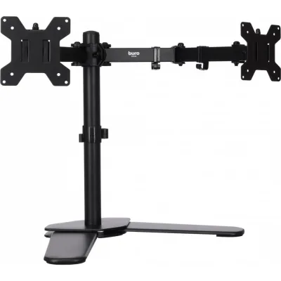 Кронштейн для мониторов BURO ЖК M042 черный 17"-27" максимальный вес 8 кг, настольный поворот и наклон 1174945