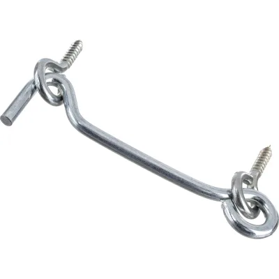 Дверной ввертный прутковый оцинкованый крючок РемоКолор 100 мм 70-0-234