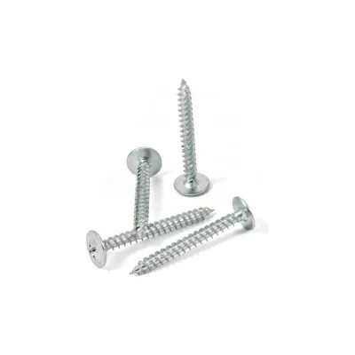 Саморез КВАДРА пресс-шайба, острый конец, 4.2x25, цинк, уп. 50 шт. 420251508120