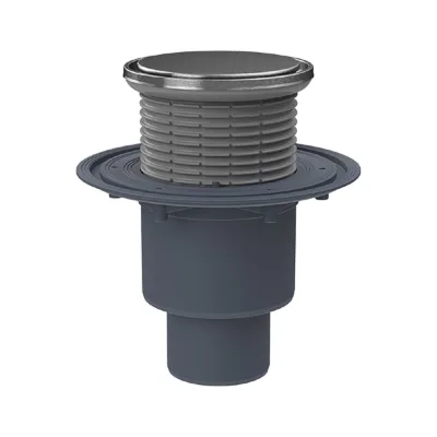 Трап HL с вертикальным выпуском DN50/75/110, круглой решеткой HL 310NR