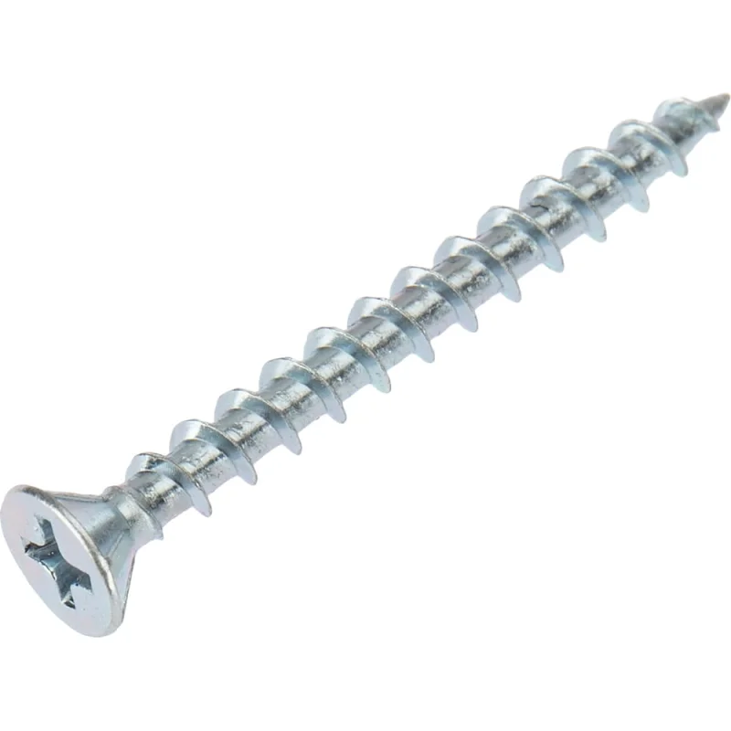 Оконный саморез KRANZ острый 4,1x40 белый цинк 500 шт. KR-01-3721-005