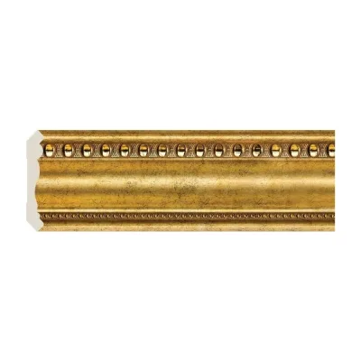 Карниз Cosca Decor 80 мм, интерьерный багет, античное золото СПБ035792