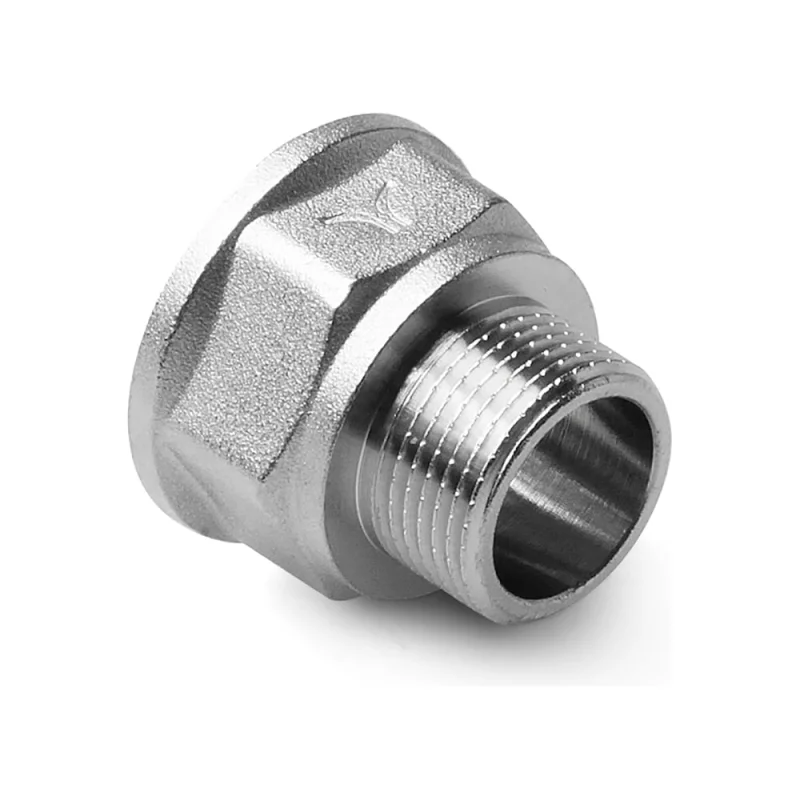 Переход PRO AQUA латунный, Н/В, резьбовой, ШК 3/4x1 08-m20-f25xb