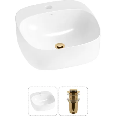 Набор Wellsee 2 в 1 Ideal накладная раковина 42x42 см 20214081R