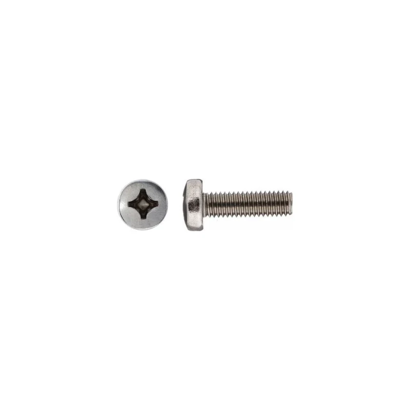 Винт STARFIX М4x12 полусфера, нерж.сталь (А2), DIN 7985, 25 шт. SMZ1-32138-25