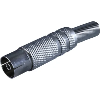 Антенное гнездо OXION металлическое с пружиной 1 шт., блистер, арт. OX-SKTF03