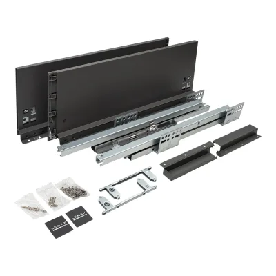 Комплект системы выдвижения Lemax PROF Lembox, H=167, L=450 мм, серый Lembox-167-450-GR-S