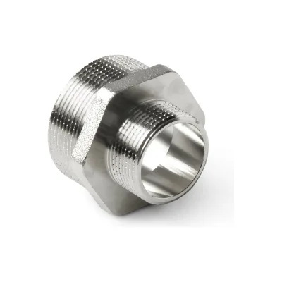 Латунный ниппель PRO AQUA НР резьбовой переходной 1/2x3/8 06-M15-M10x