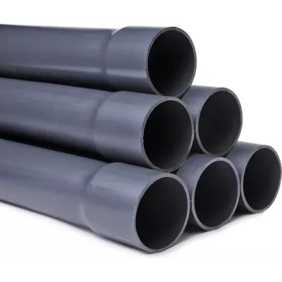 Напорная клеевая труба НПВХ (PVC-U) AQUAVIVA 63x3.0x3000 PN10 с раструбом AQV306330R 33742