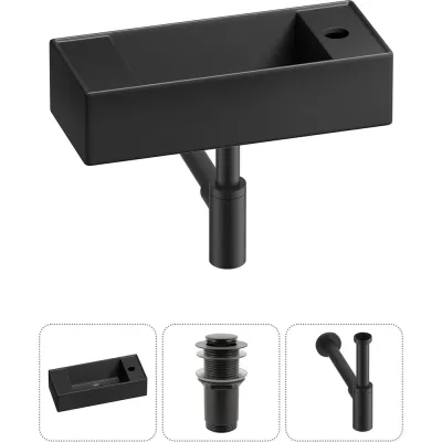 Комплект Wellsee 3 в 1 Lavinia Boho Bathroom Sink накладная/подвесная раковина 43x18 см 20216265R
