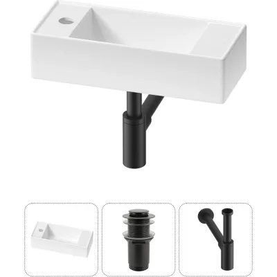 Комплект Wellsee 3 в 1 Lavinia Boho Bathroom Sink накладная/подвесная раковина 43x18 см 20216278R
