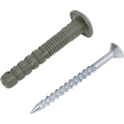 Дюбель гвоздь ВИРТУОЗ 6x40 грибовидный бортик - 200 шт П-60376