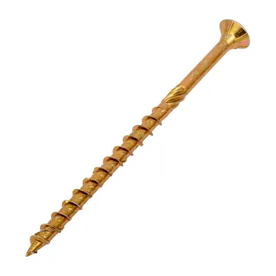 Шуруп для дерева Fischer fpf-sz 6,0x100 yzp, жёлт. цинк, 10 шт. 653981