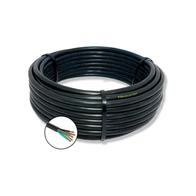 Кабель гибкий БУРЕВЕСТНИК кгввнг(a)-ls 5x2.5 мм2, 1м BOZ62023L1