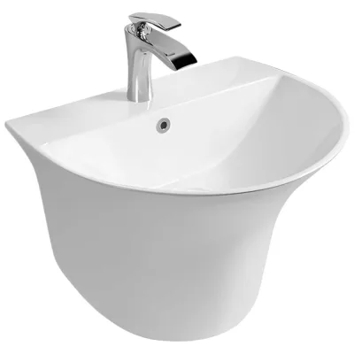 Керамическая раковина Santi Line подвесная, с переливом SL-4020