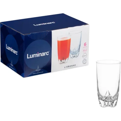 Набор стаканов LUMINARC LISBONNE 6 шт., 330 мл, высокие V0402