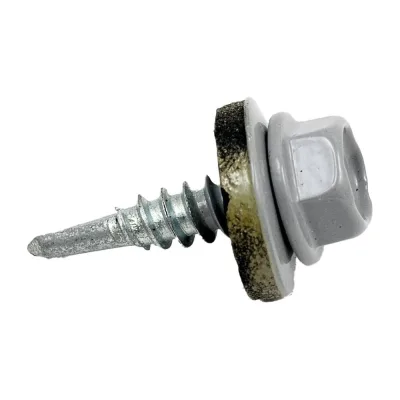 Саморез Крепстор 4,8х19 RAL 7004-серый, 100 шт. 4665317059651