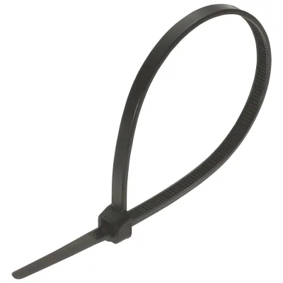 Нейлоновый хомут DORI 4,8x250 мм черный 100 шт 41764