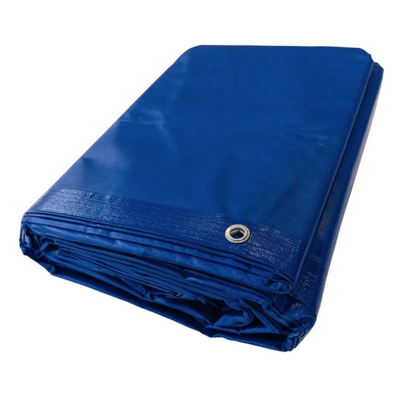 Тент (полог) ЯрПолог ПВХ 650, 2x3 м, с люверсами , цвет синий pvh_2x3_krepl_650gr