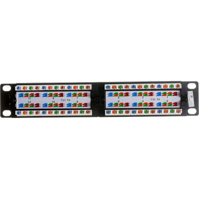 Патч-панель ITK 1U кат.5E UTP 12 портов 10" Dual IDC PP12-1UC5EU-D05-10