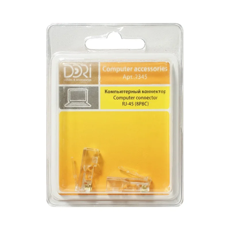 Коннектор DORI RJ-45 8P8C 2 шт 2345
