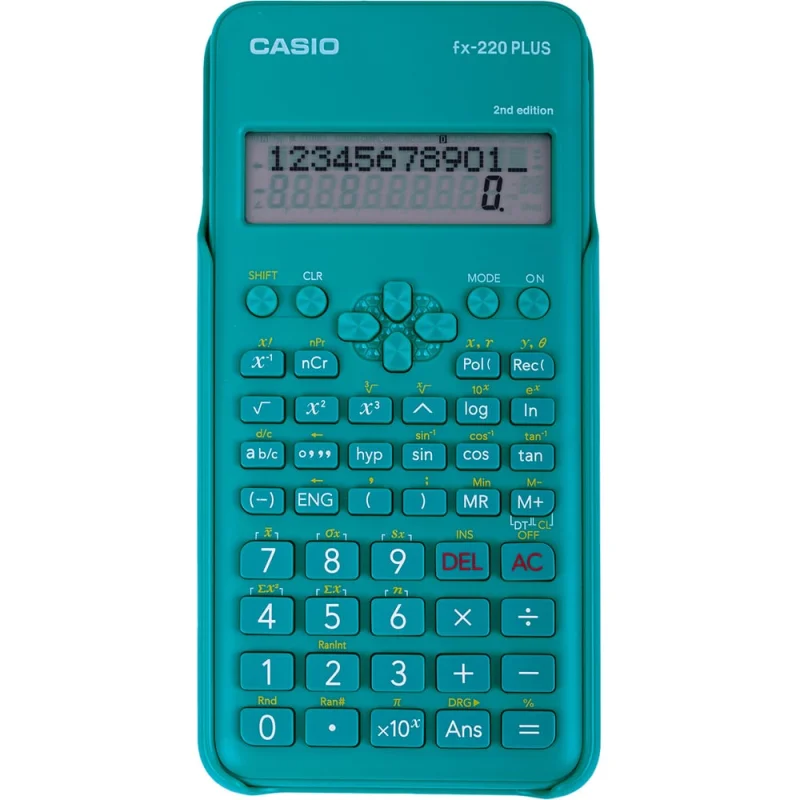 ΠΠ°Π»ΡΠΊΡΠ»ΡΡΠΎΡ ΠΈΠ½ΠΆΠ΅Π½Π΅ΡΠ½ΡΠΉ CASIO FX-220PLUS-2-S (155x78 ΠΌΠΌ), 181 ΡΡΠ½ΠΊΡΠΈΡ, ΠΏΠΈΡΠ°Π½ΠΈΠ΅ ΠΎΡ Π±Π°ΡΠ°ΡΠ΅ΠΈ, ΡΠ΅ΡΡΠΈΡΠΈΡΠΈΡΠΎΠ²Π°Π½ Π΄Π»Ρ ΠΠΠ, FX-220PLUS-2-S- ΠΠ€ΠΠ‘ΠΠΠ 250393