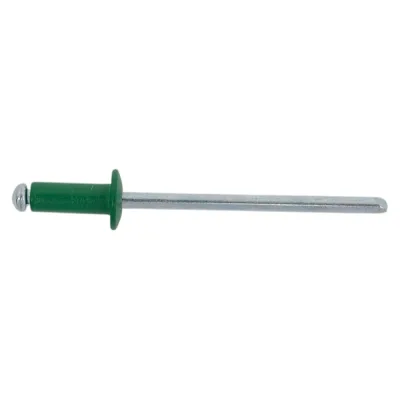 Заклёпка вытяжная Daxmer 3,2x8 мм, RAL 6029, алюм/ст., 1000 шт. 00000317133