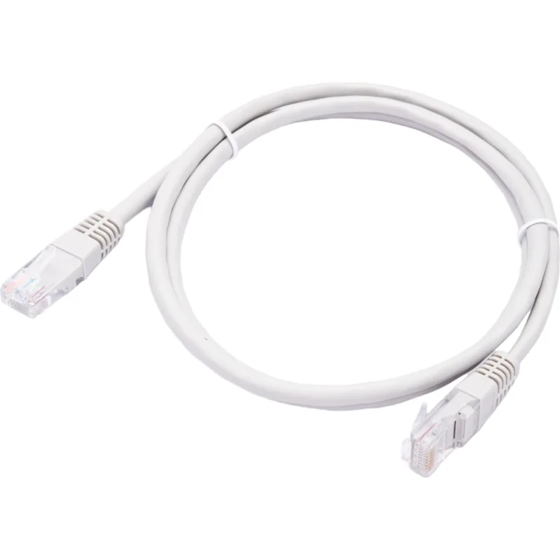 Патч-корд U/UTP REXANT CAT 5e, RJ45-RJ45, PVC, 1 м, серый 18-1002