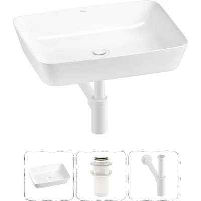 Набор Wellsee 3 в 1 Cromulent накладная раковина 56x40 см 20213569R