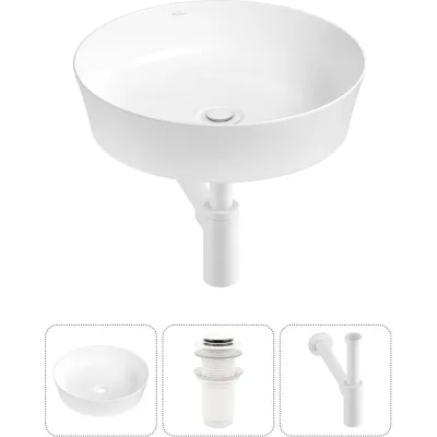 Набор Wellsee 3 в 1 Cromulent накладная раковина 43x43 см 20213537R