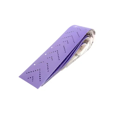 Полоски шлифовальные абразивные CERAMAX PURPLE FILM 70*420 мм multiholes P240, 50 шт. 1CRX1394
