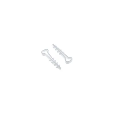 Дюбель-хомут для плоского кабеля EKF 6-14 мм, белый PROxima 100 шт. plc-cd1-6x14w
