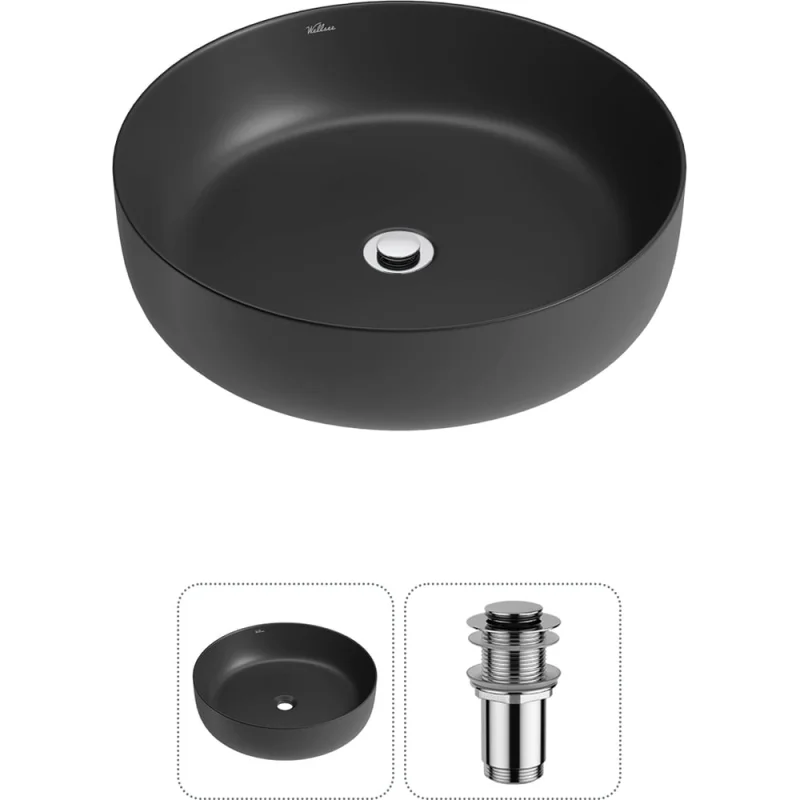 Набор Wellsee 2 в 1 Belle Spa 3.0 накладная раковина 44x44 см 20212649R