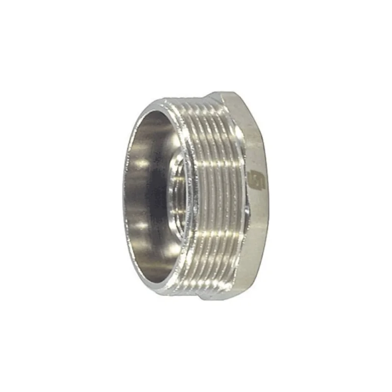 Футорка SantechSystems Ду15x10 р/м, латунь, никель 129-1476