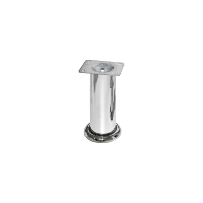 Ножка Tech-Krep D50х50мм, круглая, нерегул, хром (4шт) - пакет /Zitar 154508