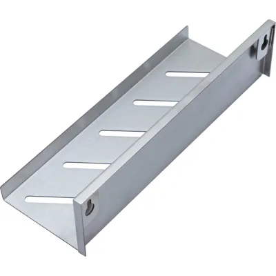 Полка Aquanet Магнум 300x80x100 мм, открытая, сталь брашированная 334113 00334113