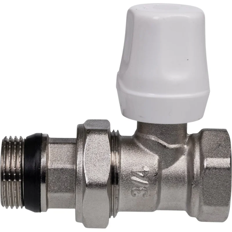 Клапан ручной терморегулирующий для радиатора SUNFLY прямой, с уплотнением 3/4 (XF60257G-34) SF0343235