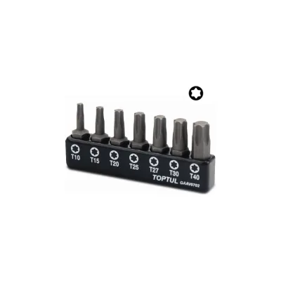 Набор бит TORX Т10-Т40, 7 шт TOPTUL GAAV0702
