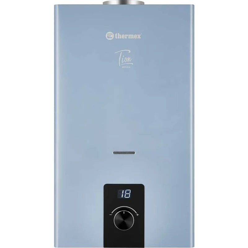 Водонагреватель газовый проточный бытовой THERMEX T 20 D (Silver Grey) ЭдЭБ05003
