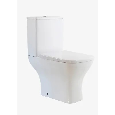 Напольный унитаз Taliente Elegante Vortex, белый, с бачком и крышкой микролифт (быстросъёмный механизм) EL45055