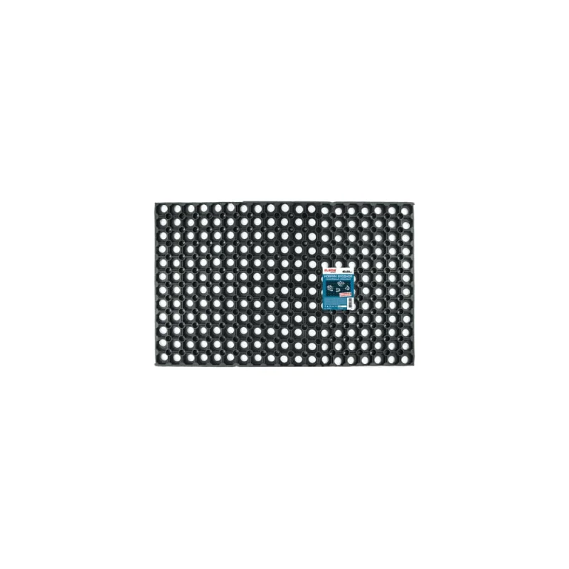 Грязесборный входной резиновый ячеистый коврик LAIMA EXPERT толщина 16 мм, 40x60 см 607810