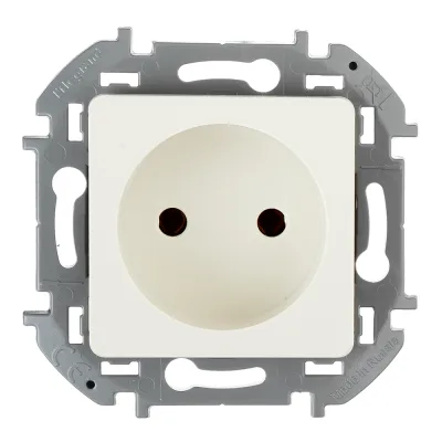 Розетка Legrand Inspiria встраиваемая слоновая кость без заземления (673711)