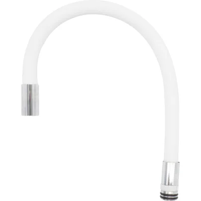 Излив для кухни Doron гибкий силиконовый, белый D55-WHITE (1/50) 016375