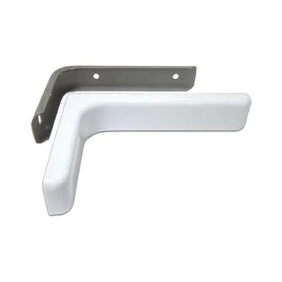 Угловая консоль Локри 237x143 мм, белая MOD2 237X143 WHITE SET 2PCS