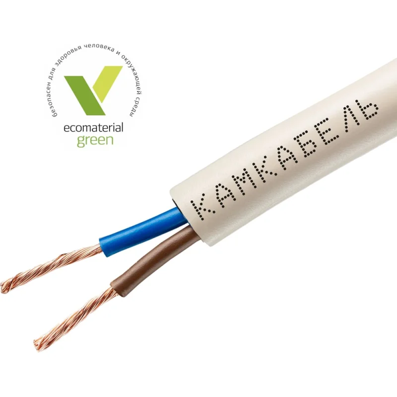 Провод ПВС Камкабель 2x1.5 мм 5 м ГОСТ 231Я920G0000Ъ600005М